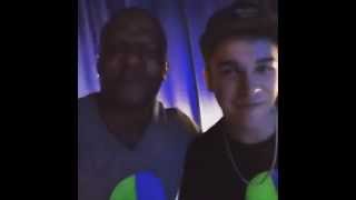 Austin Mahone Wins over Terry Crews Arm Wrestle [upl. by Anole]