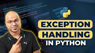 63 Python Tutorial for Beginners  Exception Handling [upl. by Cutlor]