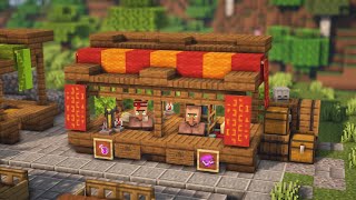 Minecraft  How to build a Market Stall [upl. by Nims661]