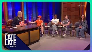 Reaction Irish kids on making the Song of the Summer  The Spark  The Late Late Show [upl. by Namreg]