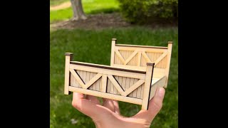 Dollhouse 112 scale miniature bed assembly tutorial [upl. by Lark109]