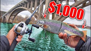 Fishing With the Most EXPENSIVE Swimbait I Own It WORKED [upl. by Macgregor]