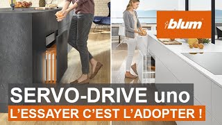 Tiroir poubelle à ouverture automatique avec SERVODRIVE uno  Blum [upl. by Suillenroc]