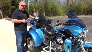 HarleyDavidson® Tri Glide™ Öhlins Shocks Installation and Adjustment [upl. by Ewer]