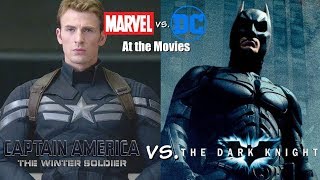 The Dark Knight vs Captain America The Winter Soldier  Marvel vs DC At the Movies [upl. by Lianna609]