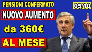 URGENTE Aumento Fino al 120 delle Pensioni Minime Confermato Scopri Come Ottenere il Tuo Benefici [upl. by Nyladnohr]