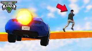 GTA V Online PARKOUR vs CARRO FOGUETE  MUITA VELOCIDADE MITEI [upl. by Cherian374]