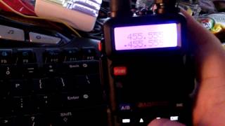 Baofeng UV5R Ham Radio cannot receive  WITH FIX in description [upl. by Ehudd714]