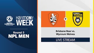 NPL Men Round 5  Brisbane Roar vs Wynnum Wolves [upl. by Percival]