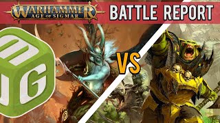 Sylvaneth vs Bonesplitterz Age of Sigmar Battle Report Ep 2 [upl. by Emmye722]