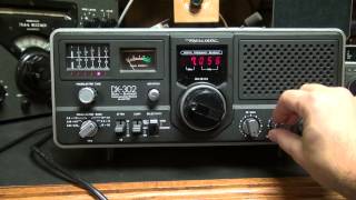 Realistic DX302 Shortwave receiver Ham Radio Receiver Demo [upl. by Maher675]