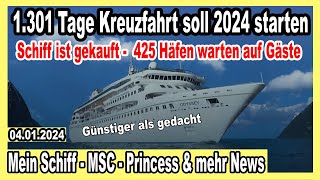 1301 Tage Kreuzfahrt soll starten 🔴 MSC führt heimlich Starlink ein  Mein Schiff  Hygiene amp mehr [upl. by Odinevneib]