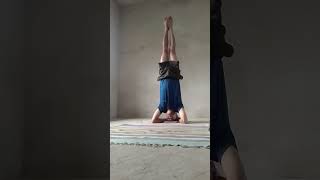 Sirsasana or Headstand  19  45 minutes selfchallenge [upl. by Rossuck]