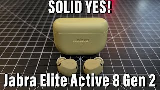 Jabra Elite 8 Active Gen 2 Review Call Quality Test 🎧 [upl. by Ahsiekam]