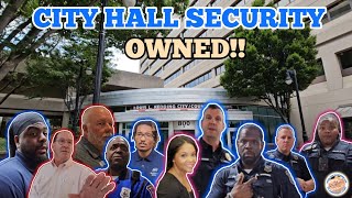 SECURITY GETS OWNED TYRANT OFFICERS DISMISSED MAYORS SECRETARY CALLS ME PSYCHO 1ST AMENDMENT [upl. by Tneciv987]