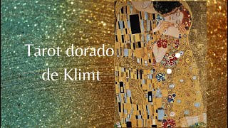 Tarot dorado de Klimt ⭐️ Muestra de cartas [upl. by Yedoc]