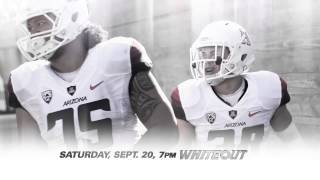 Arizona Football Whiteout vs Cal [upl. by Llemar]