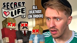 REACTING To Every DEATH In SECRET LIFE SMP Deaths In Order [upl. by Lon]