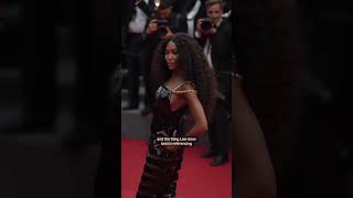 Law naomicampbell lawroach styling cannes [upl. by Hallutama]