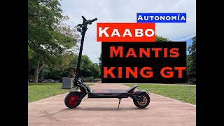 Test de autonomía del⚡️Kaabo Mantis King GT  BUEN RENDIMIENTO ✅ [upl. by Arvy]