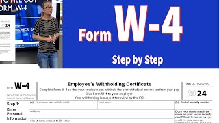 How To Set Your W4 Tax Form to Get a Refund or BreakEven [upl. by Onimixam]