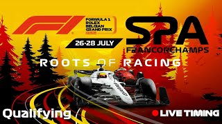 F1 Belgian Grand Prix 2024  Qualifying  Live Timing amp Commentary [upl. by Ayhtnic256]