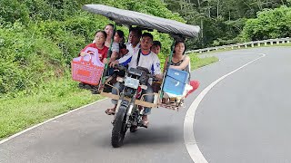 Riding Cheapest Filipino Transport Bike Downhill at Extreme Speed [upl. by Tabbie536]