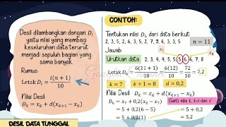 Ukuran Letak Data Tunggal Kuartil Desil dan Persentil [upl. by Nailliw]