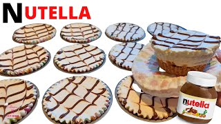 Nutella Cookies😍 How to Make Nutella cakes 50 [upl. by Gilpin]