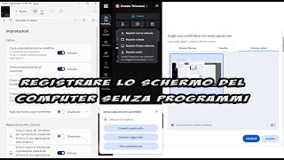 Come registrare lo schermo del computer senza programmi [upl. by Rocky]