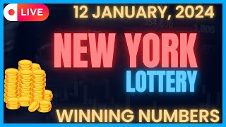 New York Midday Lottery Results For  12 Jan 2024  Numbers  Win 4  Take 5  NY Lotto  Powerball [upl. by Patterman130]