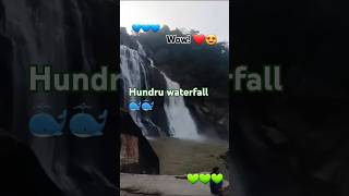 Hundru waterfall Oye Hoye Hoye ye Bechaini 🤔 love youtubeshort punjabi shorts song hindi song [upl. by Anivad972]