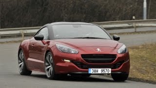 Peugeot RCZ 2013 16 THP 200  driving moments from testing [upl. by Kennedy]