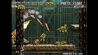 Metal Slug 4  Mission 5 Score Attack  hull  lower deck route [upl. by Sacci400]