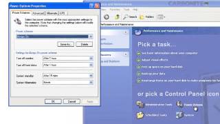 Sleep Settings in Windows XP [upl. by Trevlac]