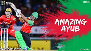 Super Saim Ayub Puts on a SHOW for the Warriors  CPL 2023 [upl. by Ramaj574]