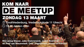 LIVE vanuit Utrecht DE MEETUP met Jesse Klaver Julia Kleinrensink Judith Bokhove ea [upl. by Trilbee]