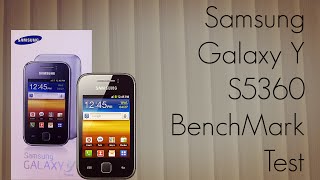 Samsung Galaxy Y S5360 BenchMark Test  Android Mobile Phone  PhoneRadar [upl. by Marcoux]