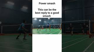 Parallel push for a power smash badminton badmintonrallies powersmash manipur viralshorts [upl. by Onfre]