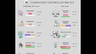 Pokemon Deluge RPG  Computer Battle 1 [upl. by Asennav4]