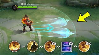 TRIPLE DASH  TRIPLE RECALL CHOU GAMEPLAY  Mobile Legends [upl. by Htnamas951]