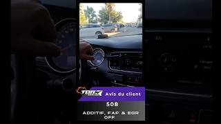 FEEDBACK DU CLIENT Peugeot 508 Additif FAP amp EGR off scanner reprogrammation moteur short [upl. by Ahsienahs]