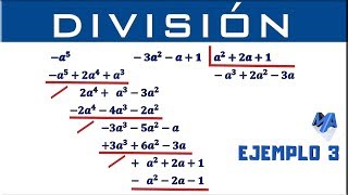 División de polinomios  Ejemplo 3 [upl. by Ydnih]