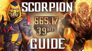 Scorpion Combo Guide – Mortal Kombat 1 [upl. by Maleeny]