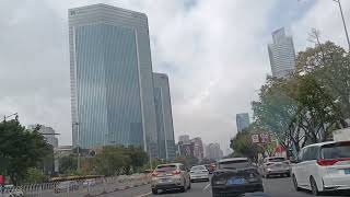 Guangzhou China City Tour  Long Drive to Airport  City Center Computer Center University Area Vlog [upl. by Gnuhn888]