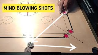 Useful hard carrom trick shots carrom board tricks best carrom shots carrom board game [upl. by Dewey536]