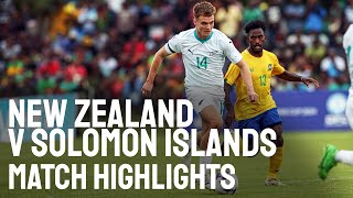 New Zealand vs Solomon Islands  OFC Mens Nations Cup  June 18 2024 [upl. by Nahgaem]