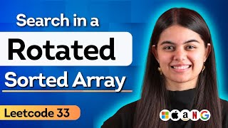 Search in Rotated Sorted Array  Binary Search  Leetcode 33 [upl. by Adonis]