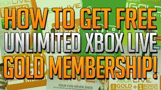 How To Get Unlimited XBOX LIVE GOLD For FREE Free Unlimited 7 Day Xbox Live Gold Trials Trick [upl. by Drofnats]