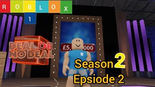 postcode loterij deal or no deal  season 2  episode 2  roblox 1 [upl. by Madalena]